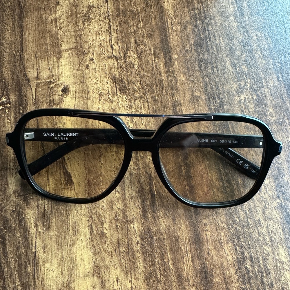 YSL - YVES SAINT LAURENT CLEAR LENS FRAMES